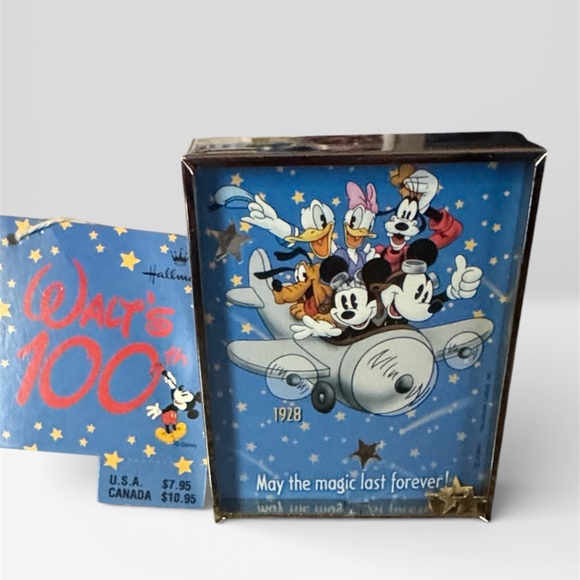 Disney Other - 2001 Hallmark Disney Fab 5+Daisy Duck  Framed Decor honoring Walt Disney's 100th